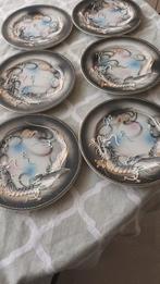Vintage Japanse Bordjes met Draken, Antiek en Kunst, Ophalen