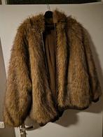 Bontjas met capuchon valt als XXL, Kleding | Dames, Jassen | Winter, Bruin, Maat 46/48 (XL) of groter, Nieuw, Ophalen of Verzenden