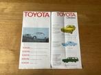 Toyota Brochure - Diverse Modellen, Ophalen of Verzenden, Gelezen, Toyota