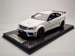 1:18 Mercedes Benz C63 AMG Black series - Wit HQ Model!, Hobby en Vrije tijd, Modelauto's | 1:18, Overige merken, Auto, ., Nieuw