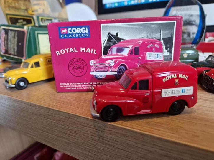 corgi  Morris Minor Van  Royal Mail, Hobby en Vrije tijd, Modelauto's | 1:43, Zo goed als nieuw, Auto, Corgi, Ophalen of Verzenden