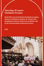 Matthaus Passion 2024 grote kerk Naarden zat 30 maart, Tickets en Kaartjes, Concerten | Klassiek, Maart