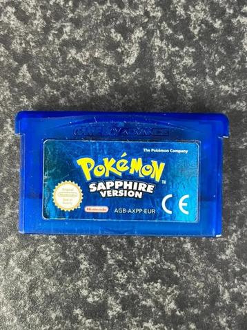 Pokemon Saphir Nintendo Game boy Advance GBA PAL game beschikbaar voor biedingen