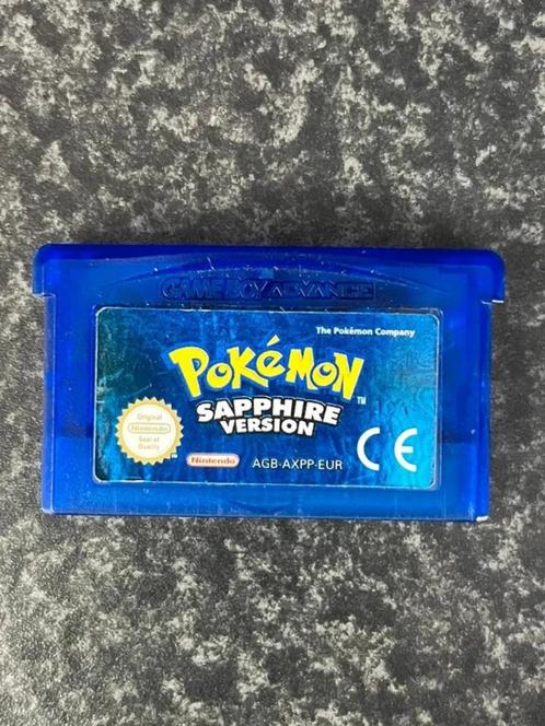 Pokemon Saphir Nintendo Game boy Advance GBA PAL game, Spelcomputers en Games, Games | Nintendo Game Boy, Zo goed als nieuw, Avontuur en Actie