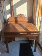 Vintage houten secretaire bureau, Antiek en Kunst, Ophalen of Verzenden