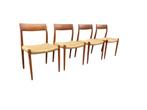 Mod. 77 dining chairs by Niels Moller, Ophalen