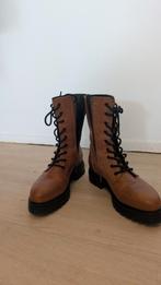 Half hoge laarzen Cognac kleur, Kleding | Dames, Ophalen of Verzenden, Zo goed als nieuw, Bruin, Hoge laarzen