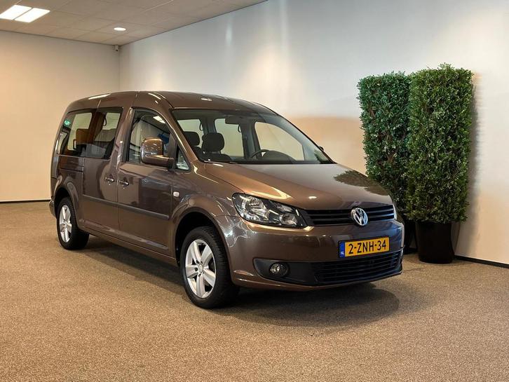 Volkswagen Caddy Maxi Rolstoelauto 85x150, Auto's, Volkswagen, Bedrijf, Te koop, Caddy Maxi, Aangepast voor mindervaliden, Achteruitrijcamera