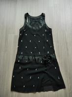 Zwarte Jurk met Glitter Pailletjes Maat S Merk Vero Moda, Gedragen, Ophalen of Verzenden, Maat 36 (S), Zwart