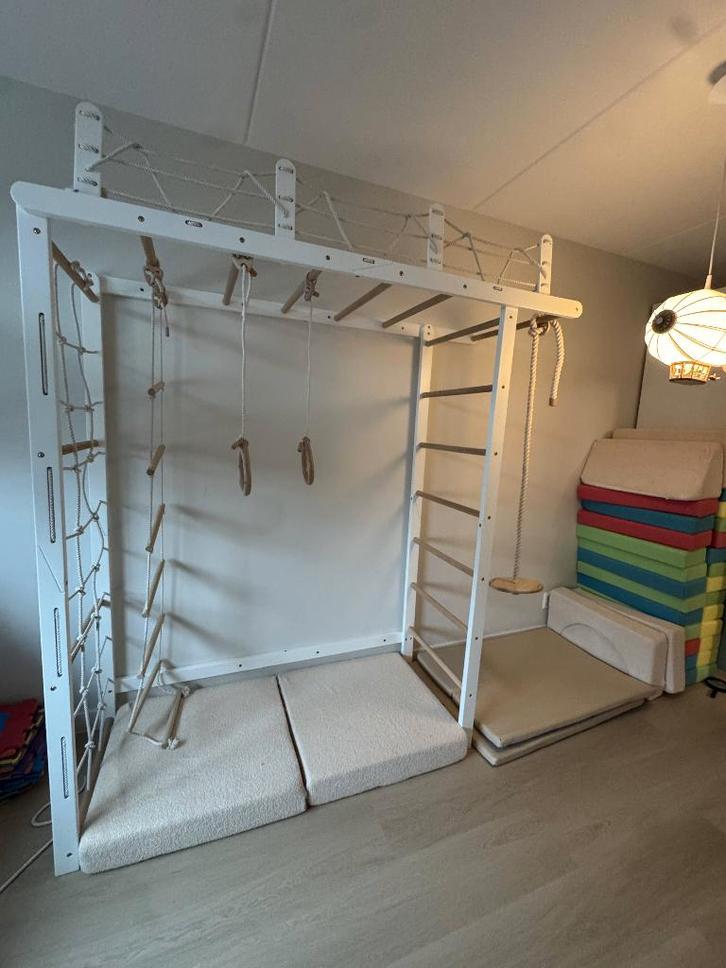 Indoor klimrek activiteit montesorie, Kinderen en Baby's, Speelgoed | Houten speelgoed, Zo goed als nieuw, Ophalen