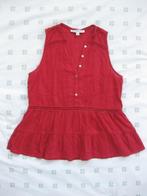 Abercrombie & Fitch rode top mouwloos, peplum, maat S, Kleding | Dames, Tops, Verzenden, Zo goed als nieuw, Maat 36 (S), Zonder mouw
