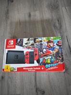 Nintendo Switch + Super Mario Odyssey, Spelcomputers en Games, Online, 2 spelers, Ophalen of Verzenden, Zo goed als nieuw