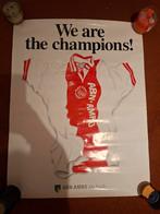 Ajax We Are The Champions Poster, Verzamelen, Posters, Verzenden, Deurposter of groter, Sport, Rechthoekig Staand