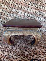 THAIS TEAKHOUTEN OPIUM TAFELTJE (30x30x23cm), Huis en Inrichting, Tafels | Bijzettafels, Ophalen, Zo goed als nieuw, Minder dan 55 cm