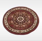 Vintage oosters rond vloerkleed oud roze wol 50x50cm, Huis en Inrichting, Stoffering | Tapijten en Kleden, Gebruikt, 50 tot 100 cm