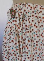 Leuke beige maxi print rok van 4FF funky Flavours! XL, Kleding | Dames, Rokken, Verzenden, Beige, Maat 46/48 (XL) of groter, Zo goed als nieuw