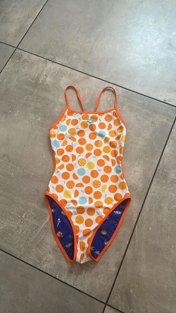 Arena reversible badpak mt 36, Kleding | Dames, Badmode en Zwemkleding, Zo goed als nieuw, Badpak, Overige kleuren, Ophalen of Verzenden