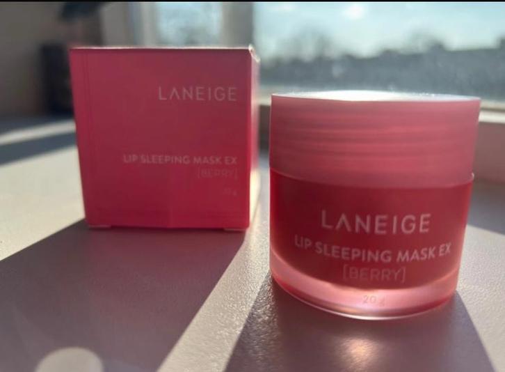 Laneige Lip Sleeping Mask Berry 20g, Sieraden, Tassen en Uiterlijk, Uiterlijk | Gezichtsverzorging, Zo goed als nieuw, Verzorging