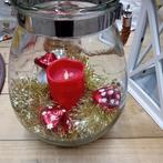 Kerst windlicht voor 5 euro, Ophalen of Verzenden, Zo goed als nieuw, Overige materialen, Minder dan 25 cm