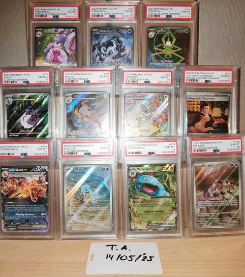 Squirtle 151 MEW EN MEER! PSA 10 POKEMON, Hobby en Vrije tijd, Verzamelkaartspellen | Pokémon, Nieuw, Meerdere kaarten, Foil, Ophalen of Verzenden