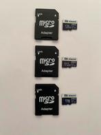 3 micro SD geheugenkaarten 128 GB, 512 GB, 1 TB, PRO plus, Audio, Tv en Foto, Fotografie | Geheugenkaarten, Ophalen of Verzenden
