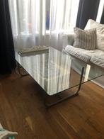 Glazen IKEA salontafel gratis, Huis en Inrichting, Ophalen, Gebruikt, 50 tot 100 cm, Modern