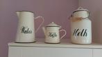 Keuken Set - Water, Koffie, Melk, Huis en Inrichting, Keuken | Potten en Pannen, Ophalen of Verzenden, Overige materialen, Pot, Bus of Blik