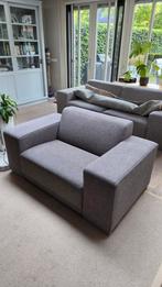 Loveseat grijs in goede staat, Huis en Inrichting, Ophalen, Gebruikt, Stof, Modern
