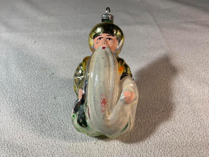 hele fraaie oude glazen kerstman, Diversen, Kerst, Gebruikt, Ophalen of Verzenden