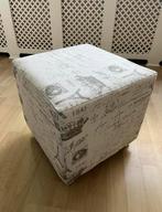 Leuke poef, Frans thema, Ophalen, Minder dan 50 cm, Vierkant, Minder dan 50 cm
