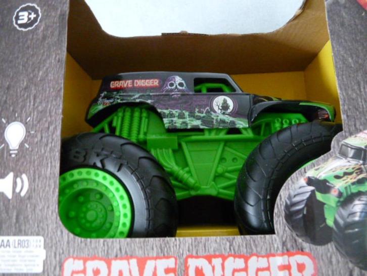  Monster Jam -Groene  Grave Digger Nieuw, Kinderen en Baby's, Speelgoed | Speelgoedvoertuigen, Nieuw, Ophalen of Verzenden