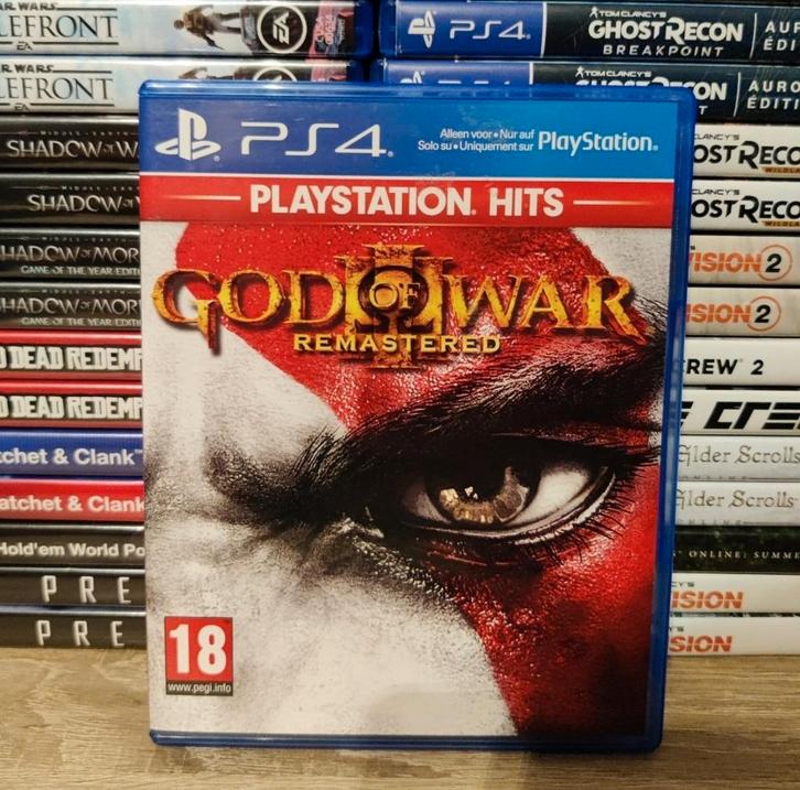 God of War 3 remastered playstation 4, Spelcomputers en Games, Games | Sony PlayStation 4, Zo goed als nieuw, Avontuur en Actie