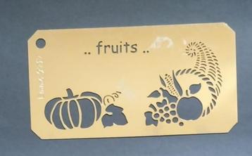 embossingmal fruits beschikbaar voor biedingen