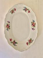 Antieke Tsjechië Schaal met Bloemmotieven Haas & Czjzek, Antiek en Kunst, Antiek | Servies los, Ophalen of Verzenden