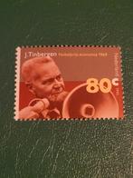 Nederlandse Postzegel J. Tinbergen Nobelprijs Economie 1969, Ophalen of Verzenden, Na 1940, Postfris
