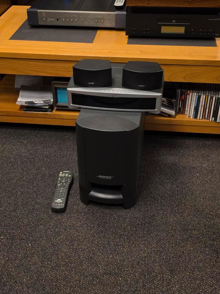 Bose PS 321 iii set, Zwarte gemstone cubes, Audio, Tv en Foto, Luidsprekers, Zo goed als nieuw, Front, Rear of Stereo speakers
