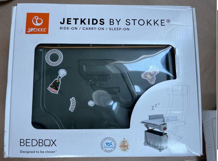 Stokke Jetkids Bedbox - Defect Wiel, Kinderen en Baby's, Overige Kinderen en Baby's, Gebruikt, Ophalen of Verzenden