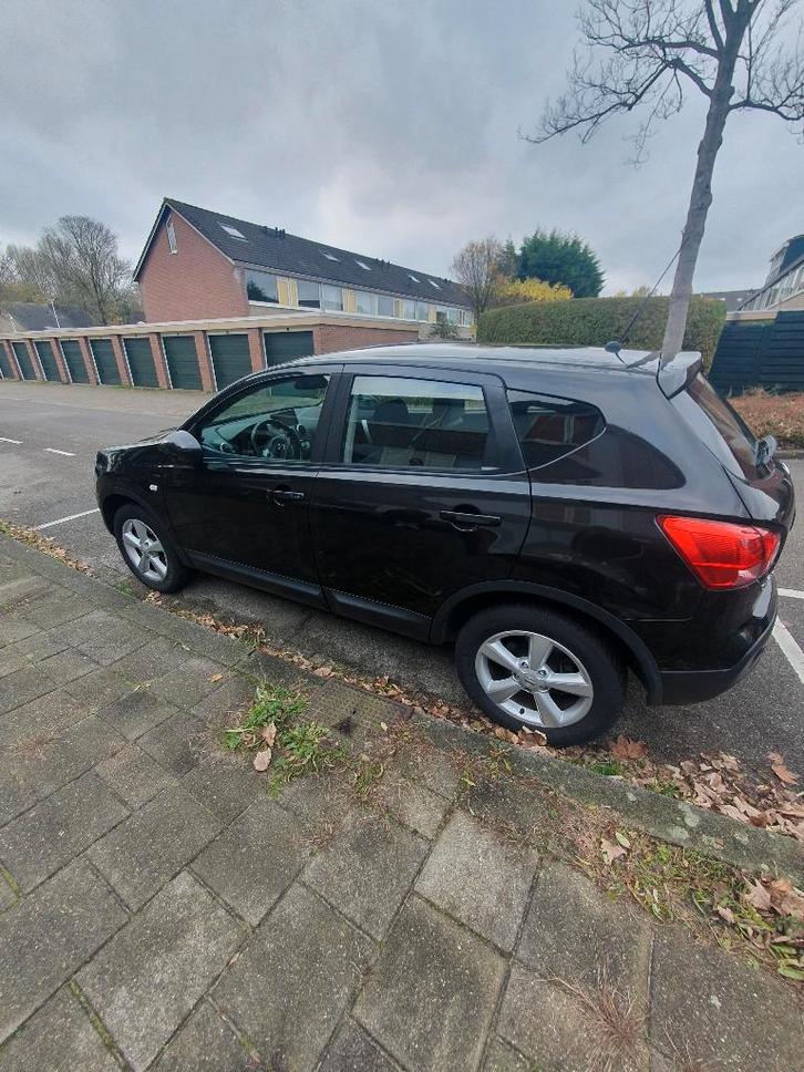 Nissan Qashqai 1.5 DCI 2WD 2008 Zwart LAGE KM STAND 166.304, Auto's, Nissan, Particulier, Qashqai, Achteruitrijcamera, Airbags