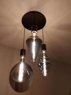 Calex Plafondlamp Pendel 3 dimbare lampen titanium, Ophalen, Zo goed als nieuw, Minder dan 50 cm