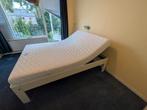 Auping Auronde electrisch verstelbaar bed 140 x200 cm, Huis en Inrichting, Slaapkamer | Bedden, Ophalen, Wit, Tweepersoons, 140 cm