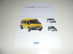 4 leaflets Ford Transit ombouw 2003/04, Verzenden, Nieuw, Overige merken