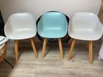 3 leuke kuipstoelen, Huis en Inrichting, Stoelen, Drie, Zo goed als nieuw, Grijs, Ophalen
