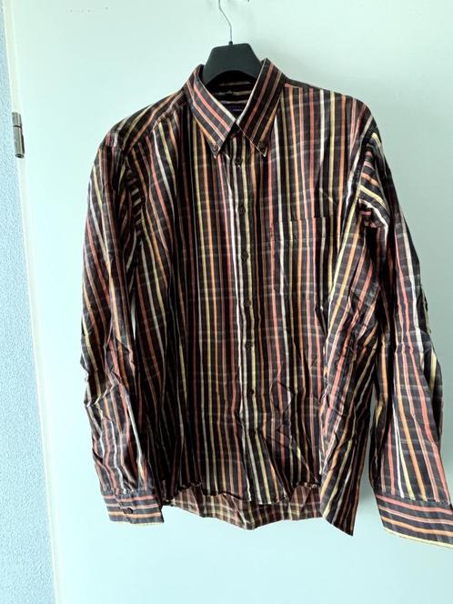 Kleurrijk heren overhemd maat XL 43/44, Kleding | Heren, Overhemden, Gedragen, Halswijdte 43/44 (XL), Overige kleuren, Ophalen of Verzenden