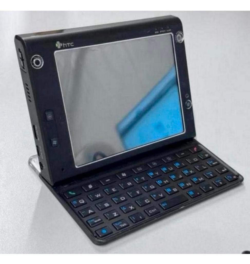 ZELDZAAM - HTC Advantage X7500 - Windows telefoon vintage, Telecommunicatie, Mobiele telefoons | HTC, HTC, Zwart, Fysiek toetsenbord