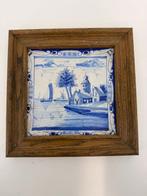 Delfts blauw tegel – Hollands landschap (20  20 cm), Antiek en Kunst, Ophalen of Verzenden