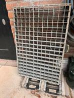 Twee gegalvaniseerde looproosters 40x60cm, Doe-het-zelf en Verbouw, Metalen, Ophalen, Gebruikt