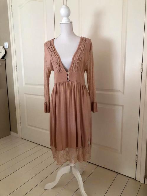 Odd Molly Jurk / Kant / 4 / Oud Roze, Kleding | Dames, Jurken, Zo goed als nieuw, Maat 42/44 (L), Roze, Onder de knie, Ophalen of Verzenden