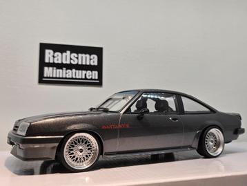 Opel Manta B GT/E - Darkgrey | Verlaagd | BBS - 1:18 Norev beschikbaar voor biedingen