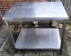 RVS Werktafel B100xD70xH60, Ophalen, Zo goed als nieuw, 70 tot 120 cm