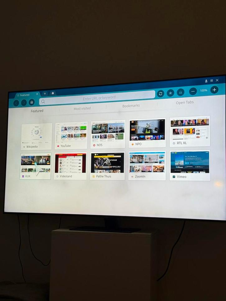 Samsung 65" QLED Smart TV (QE65Q80A) - Met Mängel, Audio, Tv en Foto, Televisies, Gebruikt, QLED, 100 cm of meer, 4k (UHD), Samsung